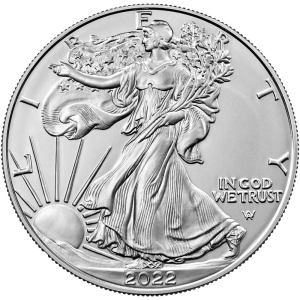 Silver American Eagle 1 troy ounce silver coin
