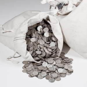 90% Silver US Roosevelt Dimes- $100 FV